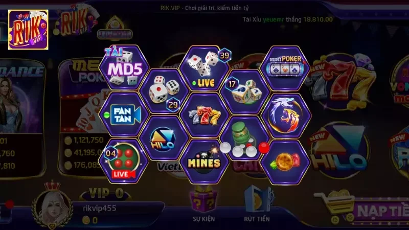 Mini game tại Rikvip được đông đảo bet thủ đánh giá cao